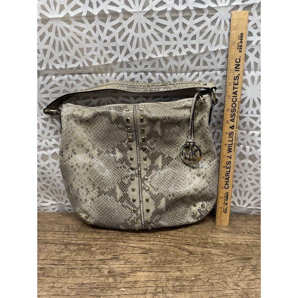 Michael Kors Snakeskin Purse (Gently Used)‎